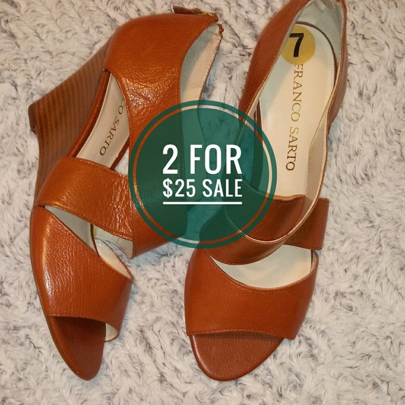 Franco Sarto Shoes - ❤ Franco Sarto caramel sandals